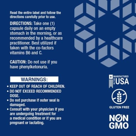 Life Extension D L-Phenylalanine 500mg Mood and Memory Support 100 Vegetarian Capsules