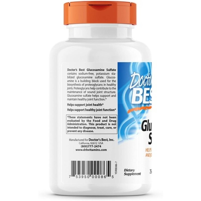 Doctor's Best Glucosamine Sulfate 750mg 180 Capsules
