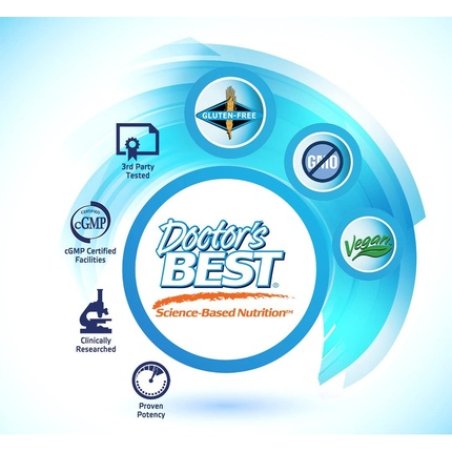 Doctor's Best Fully Active Folate 800mcg Vegetable Capsules 60 Count