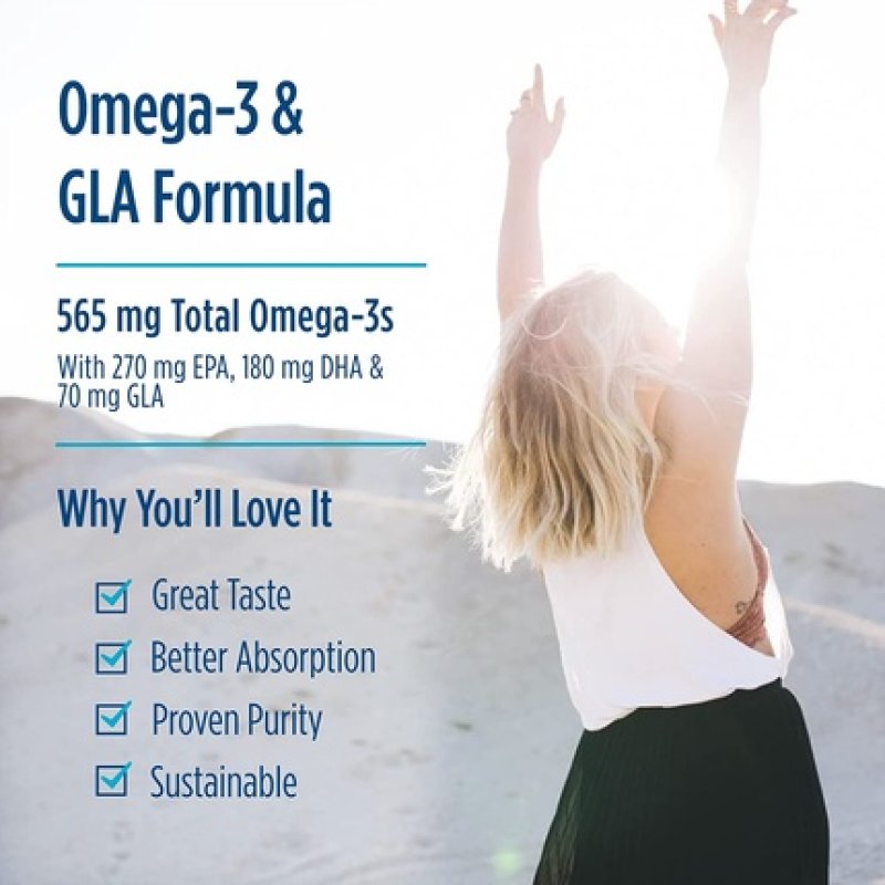 Nordic Naturals Complete Omega-3·6·9 Lemon Flavor Soft Gels 1000mg