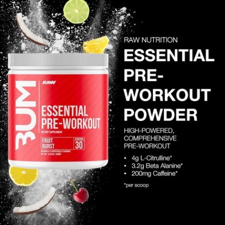 Raw Nutrition Essential Pre Chris Bumstead Pre Workout Formula