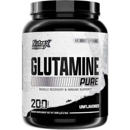 Nutrex Research L-Glutamine Powder 200 Servings - Pure Unflavored