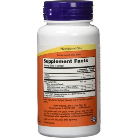 Black Currant Oil 500mg 100 Softgels