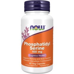Now Foods Phosphatidyl Serine 100mg Standard 60 Capsules
