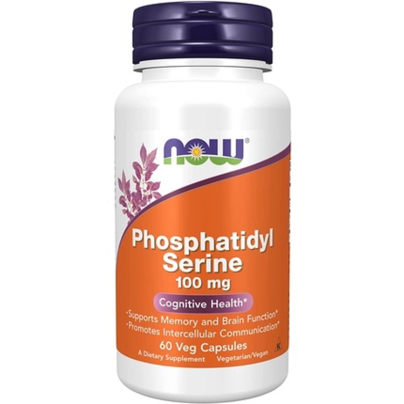 Now Foods Phosphatidyl Serine 100mg Standard 60 Capsules