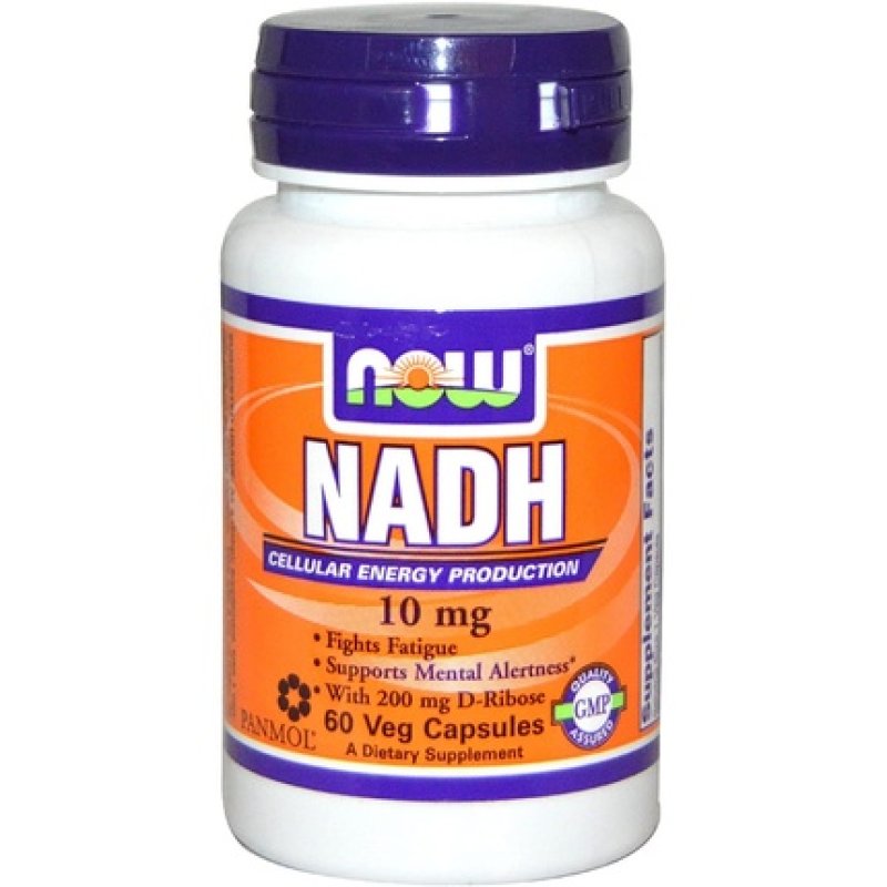 Now Foods NADH 10mg Vegetarian Capsules 60 Count