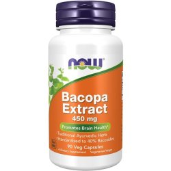 NOW Foods Bacopa Extract 450mg 90 Vcaps