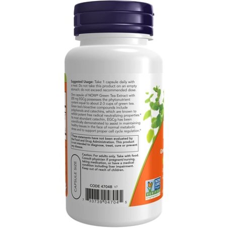 Now Foods EGCg Green Tea Extract 400mg for Cellular Health 90 Capsules