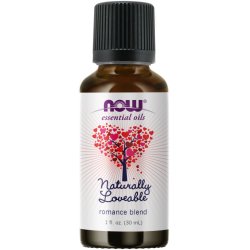 NOW Foods Naturally Loveable Oil Blend huile essentielle 30 ml Jasmin, Citron, Orange, Bois de santal, Ylang-ylang
