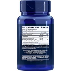 Life Extension Optimized Tryptophan Plus 1000mg Promotes Healthy Sleep and Stress Response 90 Vegetarian Capsules