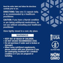 Life Extension Sea-Iodine 1000mcg Supplement Pills from Organic Kelp and Bladder Wrack Extracts 60 Capsules