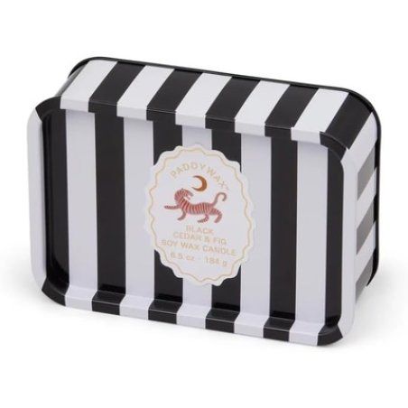 Paddywax A Dopo Range Candle in a Tin Black Cedar & Fig