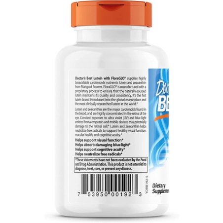 Doctor's Best Lutein with FloraGLO Vision Support Softgels 60 Count