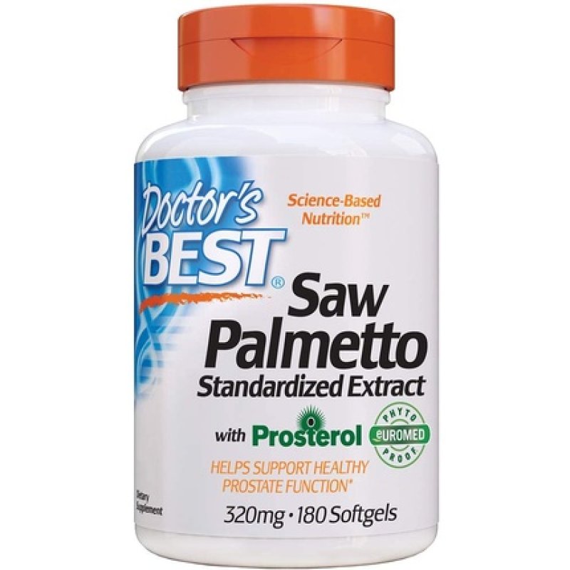 Doctor's Best Saw Palmetto 320mg Softgels 180 Count