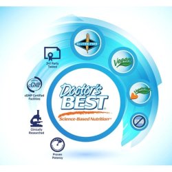 Doctor's Best Vegetarian DHA from Algae Non-GMO Vegan Gluten Free 200mg 60 Count