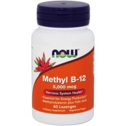 Now Foods Methyl B-12 5000mcg 60 Lozenges - UK Seller