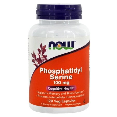 Now Foods Phosphatidylserine Cognitive Health 100mg 120 Vegetarian Capsules
