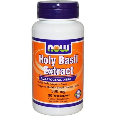 Holy Basil Extract 500mg 90 VegiCaps - Pack of 2