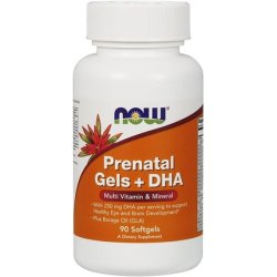 Now Foods Prenatal Gels DHA 90 Softgels