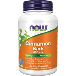 Now Foods Cinnamon Bark 600mg 120 Capsules