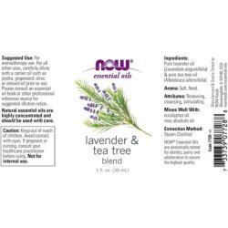 Now Foods Lavender & Tea Tree Oil 1oz
