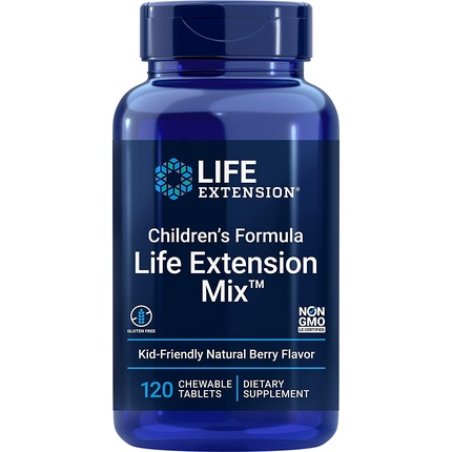 Life Extension Children's Formula Life Extension Mix Berry-Flavored Chewable Multivitamin 120 Tablets