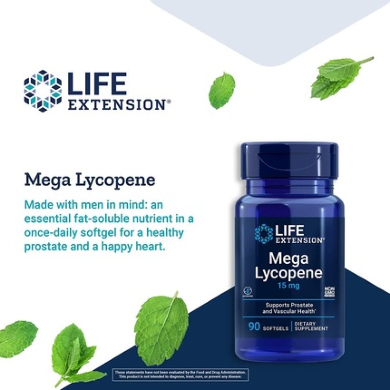 Mega Lycopen 15mg 90 Capsules