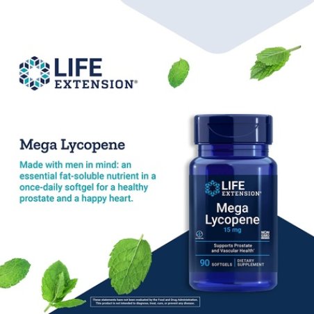 Mega Lycopen 15mg 90 Capsules
