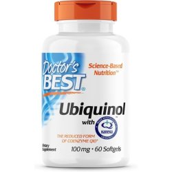 Doctor's Best Ubiquinol with Kaneka QH Non-GMO Gluten Free Soy Free Heart Health 100mg 60 Softgels