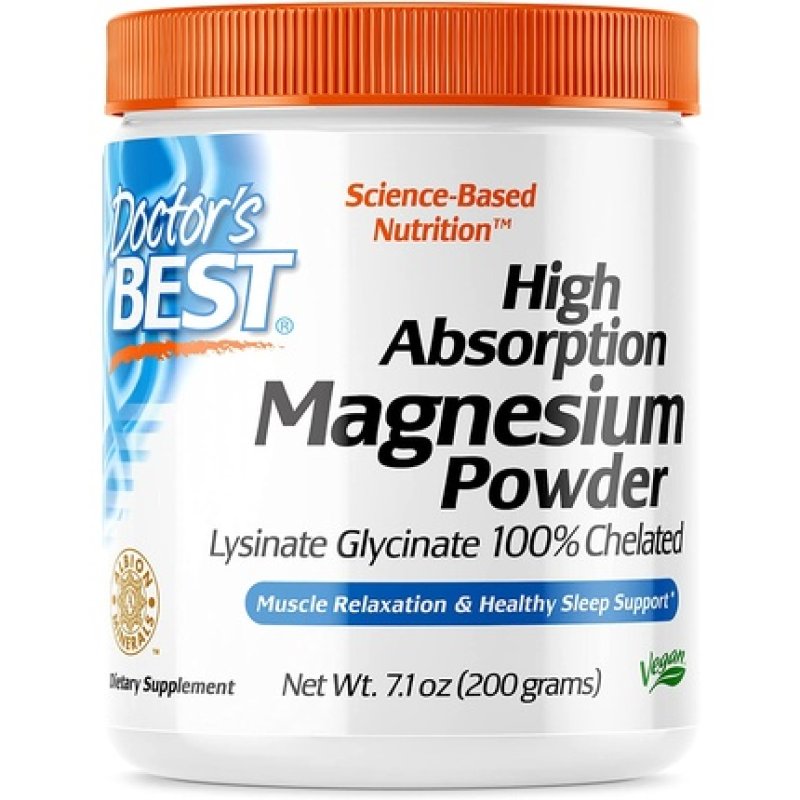 Doctor's Best High Absorption Magnesium Powder 200g