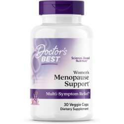 Doctor's Best Women's Menopause Support with Novasoy, Black Cohosh & Chasteberry