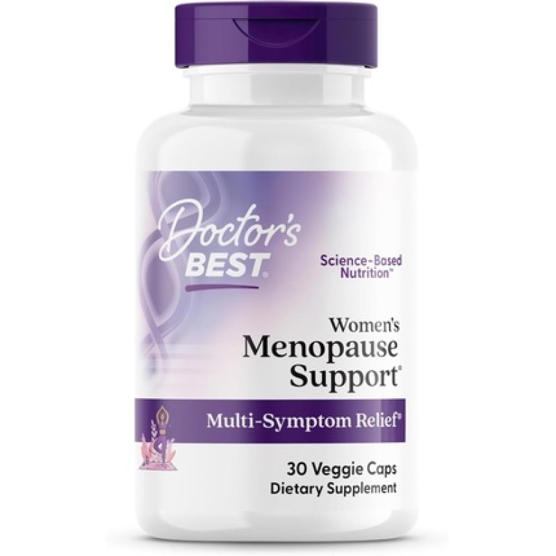 Doctor's Best Women's Menopause Support with Novasoy, Black Cohosh & Chasteberry