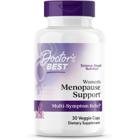 Doctor's Best Women's Menopause Support with Novasoy, Black Cohosh & Chasteberry