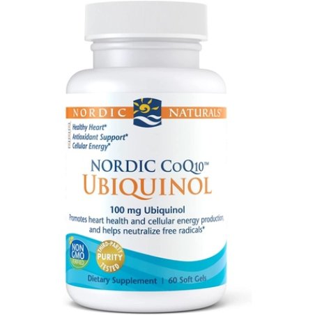 Nordic Naturals CoQ10 Ubiquinol 100mg Softgels 60 Count