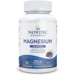 Nordic Naturals Magnesium Gummies for Adults Blueberry Lavender Flavor - 60 Count