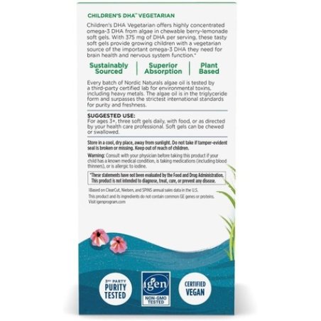 Nordic Naturals Children's DHA 375mg Berry Lemonade