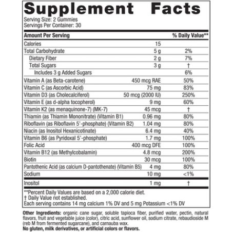 Nordic Naturals Women's Multivitamin Gummies Mixed Berry 60 Gummies