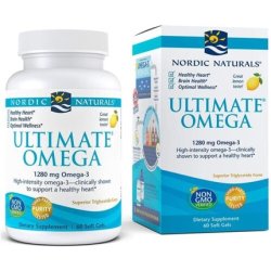Nordic Naturals Ultimate Omega 1280mg Lemon Flavor 60 Softgels