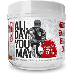5% Nutrition Rich Piana AllDayYouMay BCAA Powder Premium Intra and Post Workout Amino Acids Electrolytes Hydration