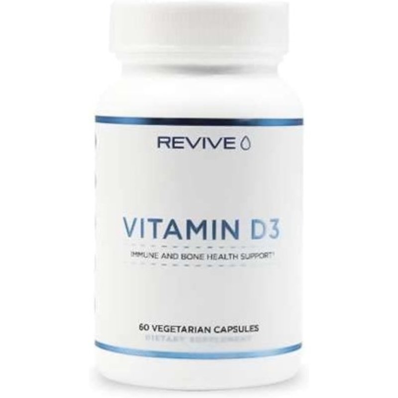 Revive MD Vitamin D3 Immune and Bone Health Support 60 Vegetarian Capsules