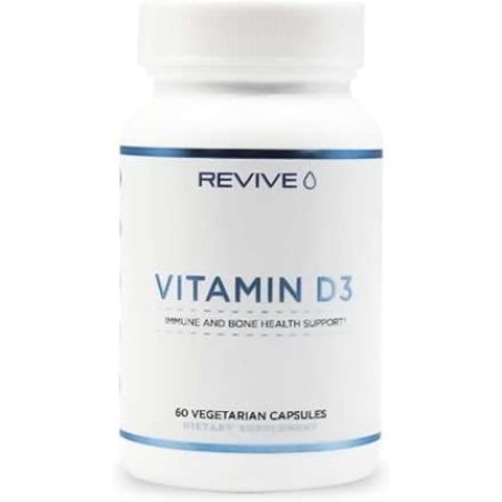 Revive MD Vitamin D3 Immune and Bone Health Support 60 Vegetarian Capsules