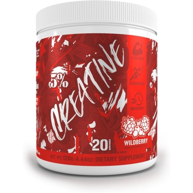 5% Nutrition Code Red Micronized Creatine Monohydrate Powder Blend Flavored