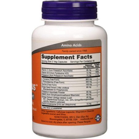 Now Foods True Focus Vegetarian Capsules 90 Count