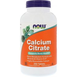Now Foods Calcium Citrate 250 Tablets