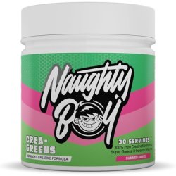 Naughty Boy Crea-Greens Powder with Creatine, Super Greens, and Electrolytes