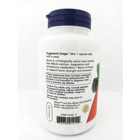 Now Foods Boron 3mg 250 Capsules