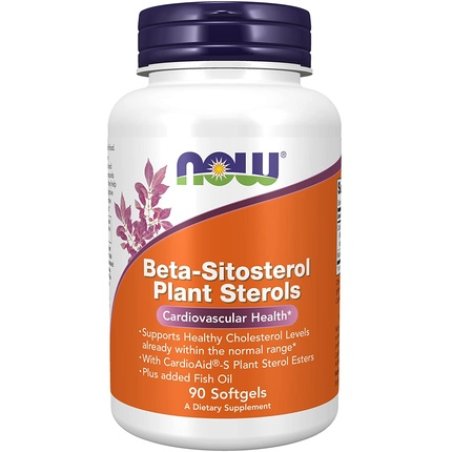 Now Foods Beta-Sitosterol Plant Sterols 90 Softgels