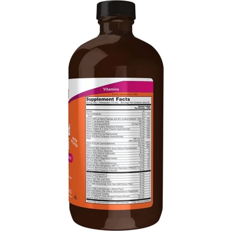 Now Foods Liquid Multi Wild Berry Flavor 16 fl oz (473 ml)