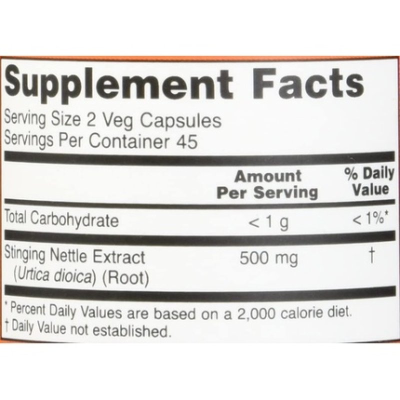 Now Foods Nettle Root Extract Capsules 90 Count 250mg