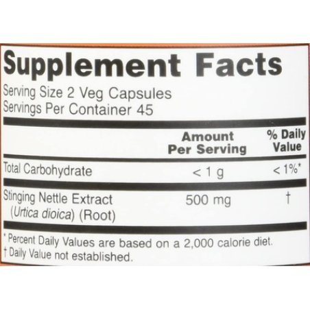Now Foods Nettle Root Extract Capsules 90 Count 250mg